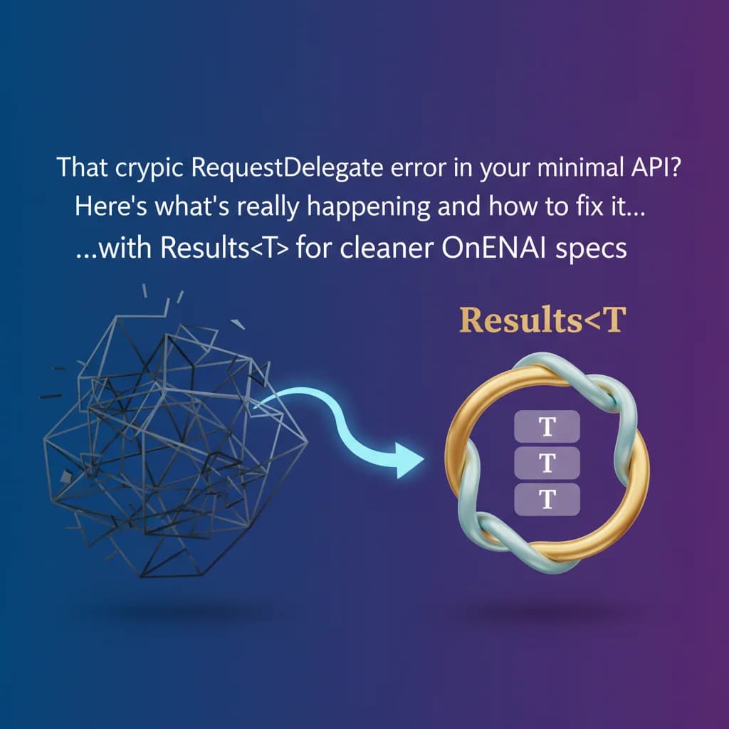 Why Your Minimal API Won't Compile: Solving the RequestDelegate Arguments Mystery