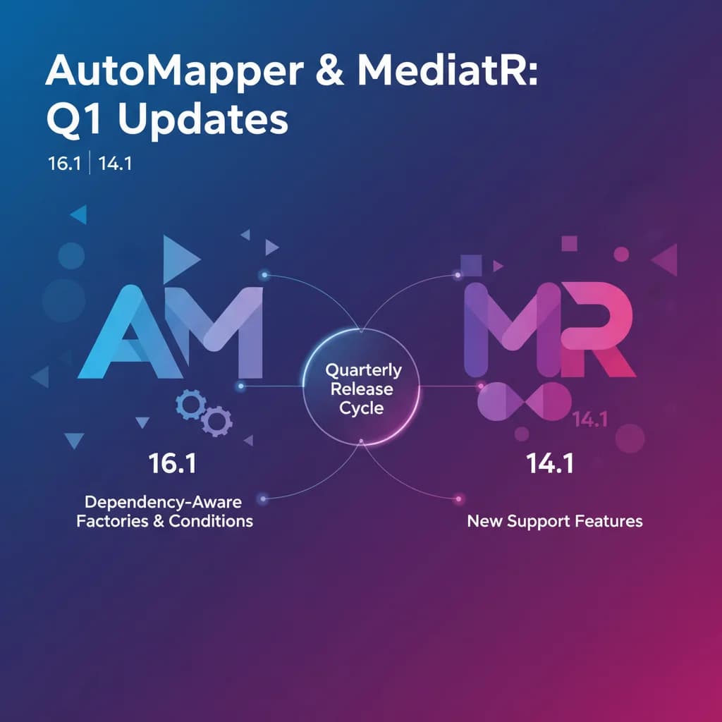 AutoMapper 16.1 and MediatR 14.1 Released — What's New in the Quarterly Update